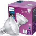 Philips 250-Watt Equivalent PAR38 Dimmable High Lumen LED Flood Light Bulb Bright White (5000K)