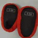 Sesame Street Slipper Puppet House Shoes - Elmo Slipper Kids Girls Boys Warm Plush Sandals - Red 3D Elmo (size 5-6 Toddler) (Red, S)