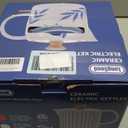 1.0-Liter Ceramic Electric Kettle, 1000W Rapid Boil, Tea Kettles Pot & Hot Water Boiler For Coffee & Tea, Teapot Auto Shut-Off, Boil-Dry Protection(A24)