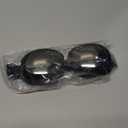 evomosa Motorcycle Goggles Vintage Pilot Goggles Retro Motocross Goggle Outdoor Eyewear Sports Glasses for Half Helmet (Black frame Silver Lens)