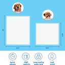 Medium 23.5x23.5 Inches Puppy Pads, 50 Counts-Disposable Polymer Upgrade Absorbent Small Dog Pee Pads, Leak Proof Pee Pads for Dogs, with Adhesive Bottom Film