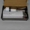 GAGALIFE Built in Sink Soap Dispenser or Lotion Dispenser for Kitchen Sink, Brushed Nickel ABS Pump Head, with 17 Ounce Large PET Soap Bottle