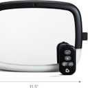 Munchkin Baby Car Mirror for Rear Facing Car Seats, Night Light LED Pivot 360 Baby in-Sight Adjustable Auto Mirror, Black