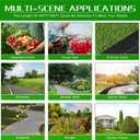 Weed Barrier Landscape Fabric Heavy Duty, 2.6FT x 100FT Thicken Garden Blocker Fabric Weed Mats, Weed Control Garden Cloth, Woven Geotextile Fabric for Garden Beds, Underlayment, Commercial Driveway