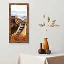 Picrit 11x22 Frame, Photo Frame for Wall Mounting Display, Brown