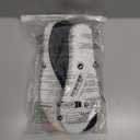 2 Pair Memory Foam 4D Cloud-Like Comfort Insoles for Men Women -Soft Cushioning Trimmable Insole with Arch Support for Foot Pain Relief and Comfort Massage Fatigue Reduction Black Orange 25.5CM