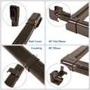 4”W 16.5Ft Decorative PVC Line Set Cover Kit for Mini Split Lineset Cover Kit for Air Conditioner & Heat Pump (Brown)
