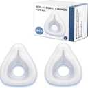 2-Pack Replacement Cushion for ResMed AirFit F20, Compatible with Original Airfit F20 Full Face Mask, Reliable Seal & Perfect Fit, Covers Nose and Mouth, Large