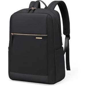 Laptop Backpack for Women - Business Travel Anti Theft Laptop Bag Backpack Water Resistant College Computer Backpacks for Men Women Fits 14Inch Notebook (Black)