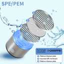 Hydrogen Water Bottle  Dual SEP+PEM System, Platinum-Iridium Membrane | Borosilicate Glass, Leak-Proof Design, Healthy Gift