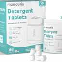 Mamouris 150PCS Official Detergent Cleaning Tablets: for Baby Brezza Grownsy Papablic Momfann Bottle Washer  Baby Bottle Washer Tablets for All Brands Bottles Washers Machines