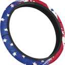 US Flag Golf Cart Steering Wheel Covers for Women Men Universal Golf Cart Steering Wheel Cover for Club Car Golf Cart Accessories 4Th of July Decorations
