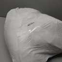 Feather Pillows Queen Size Set of 2 - Goose Down Hotel Bed Pillow for Sleeping, Soft 600 Thread Count Cotton Cover, Fluffy Support Surround Fill Polyester for Side, Back, Stomach Sleepers