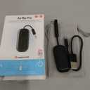 Twelve South AirFly Pro Bluetooth Wireless Audio Transmitter/Receiver for up to 2 AirPods/Wireless Headphones; Use with Any 3.5 mm Audio Jack, Black