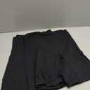 Women's High Waisted Biker Anti Chafing Cotton Slip Boy Underwear Yoga Workout Shorts (Black, L)