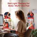 Red Light Therapy for Arms with Heating and Massage | Infrared Light Therapy Device for Ankle and Wrist 660nm&850nm, Adjustable Timer, for Arms Pain Relief