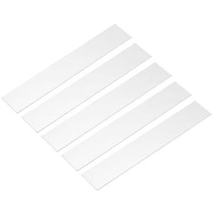 uxcell 9 Pcs Stainless Steel Strips, 0.019"(0.5mm) Thick 304 Stainless Steel Metal Shim Stock 1"x6"(25.4x150mm) Stainless Steel Flat Bar Gap Filler Trim Strip for DIY Craft Making