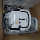 WYBOT A1 Cordless Robotic Pool Cleaner, Automatic Pool Vacuum for Above Ground with 120 Mins, Double Filters, LED Indicator, Charge in 2.5 Hours, Ideal for Above & In-ground Flat Pools - Whitegreen