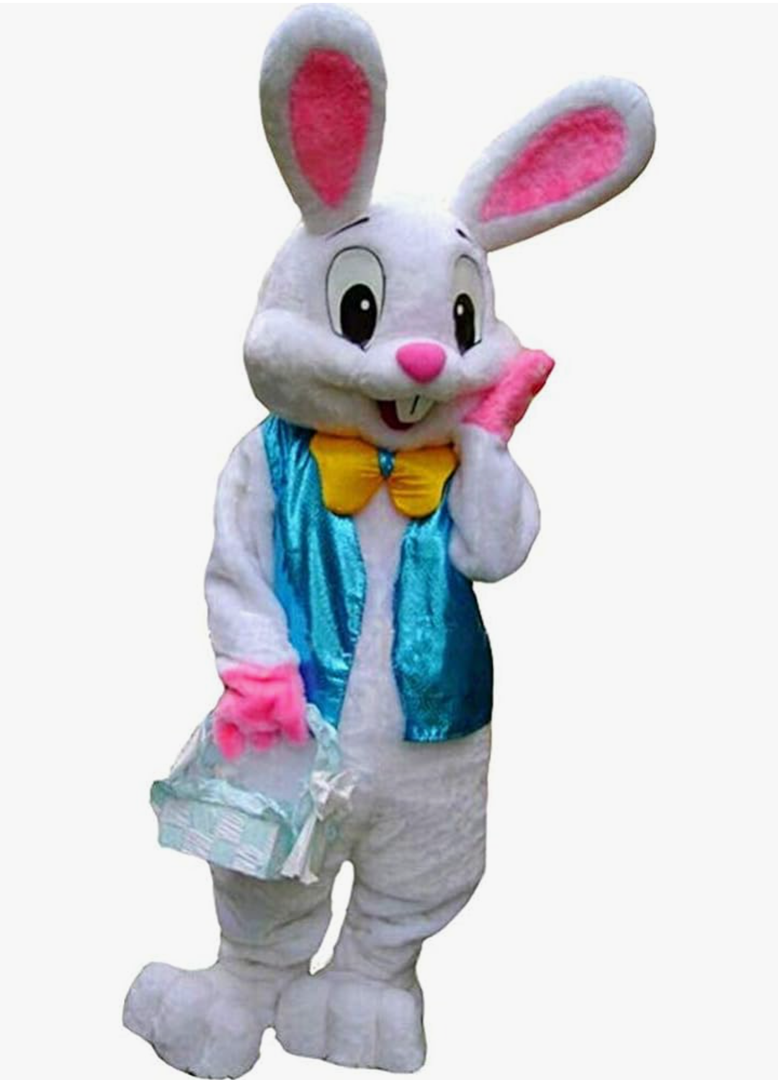 Easter Party Rabbit Costume Bunny Costume Plush Halloween Animal Mascot Costume