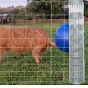 Farm Fence, 5ft X 164ft Wire Fence, Goat Cattle Deer Livestock Fence, Galvanized Woven Hog Wire Fencing,Fencing for Yard and Animals Protection