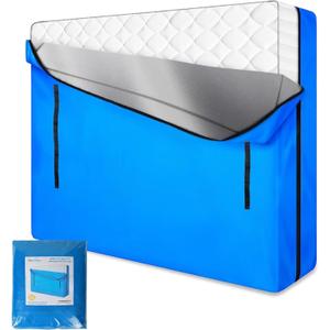 MorTime Mattress Bags for Moving and Storage, Zippered Mattress Storage Bag with 8 Strong Carrying Handles, Reusable Mattress Protector Cover Moving Supplies (Cali King)