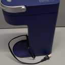 CHULUX Single Serve Coffee Maker for K Cups, One Cup Coffee Machine for Travel Mug, Fast Brewing, Auto Off, Matte Navy