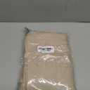 DONREN Cafe Half Curtains 38 Inches Length,Short Blackout Rod Pocket Kitchen Curtains for Small Window, 34" Wide and 38" Long, 2 Panels,Taupe