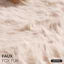 Aesthetic Cat Tree Tower for Large Cats, Large Cat Tree for Maine Coon Indoor Cats with Faux Fox Fur, Solid Wood Sisal Scratching Post, Perches, Platform & Toy Ball