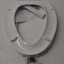 K-4636-RL-0 Elongated Toilet Seat Replacement for KOHLER 4636-RL-0 Elongated Bowl Toilet Seat Slow-Close, Soft Close toilet Seat and Lid, White