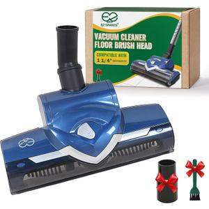 EZ SPARES Universal Vacuum Cleaner Floor Brush Head,Vacuum Cleaner Brush 1 1/4 Inch 32mm,Replacement for Most Vacuum,Hoover Eureka Royal, Rainbow Kenmore,Shop Vac,Christmas Newyear Gift(Blue)