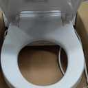 Electric Bidet Toilet Seat, Elongated, Warm Water with Air Dryer, Heated Seat and Slow Close Lid, Front and Rear Wash, Adjustable Water Temperature, LED Nightlight, Wireless Remote, White, 101