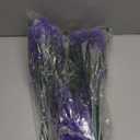 BohoSM 12 Bundles Outdoor Artificial Flowers Lavender Artificial Plants Fake Bushes Artificial Shrubs Greenery Plastic Outdoor UV Resistant Faux Lavender Purplish Blue