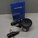 MAXEVER QuickFill Electric Air Pump with 3 Nozzles, AC 110V120V Portable Inflator Deflator for Inflatables Pool Float Toys Air Mattress Bed Couch Swim Ring Tube Raft, Black