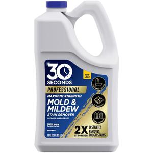 30 SECONDS Pro Mold and Mildew Stain Remover | Scrub Free | Brighter Results Instantly | Ready To Use Refill | 128 fl. oz. 
