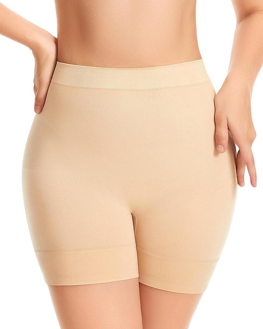 BESTENA Shapewear for Women Tummy Control, Mid Waist Body Shaper Shorts Butt Lifting, M