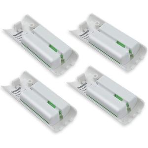 4-Pack Rechargeable Battery Packs for Wii and Wii U Remote Controller,High-Capacity Ni-MH Battery(2800mAh) Replacement for Nintendo Wii Remote Charging Station(Charger not Included)