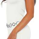 WIHOLL Women's Summer Sleeveless Boat Neck Mini Dress Slim Fit Party Club Bodycon Dresses (White, L)