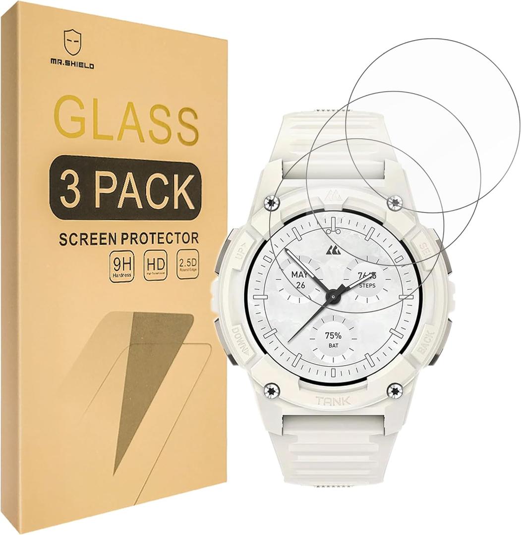 3 x Mr.Shield Screen Protector compatible with KOSPET TANK S2 [Tempered Glass] [3-PACK] [Japan Glass with 9H Hardness]