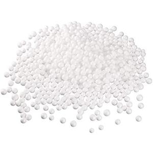 uxcell 1 Pack 0.3" White Polystyrene Foam Ball Beads Round for the Arts, DIY Crafts, Party Decorations, Fillings of Vase Pillow
