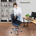 bonmedico Back Support Cushion with Seat Ergonomic Lumbar Support Pillow Seat Cushion for Office Chair Car Gaming Home Portable Non-Slip Design with Washable Cover Ideal Gift for Comfort Posture, 22'' x 18.5'' x 21''