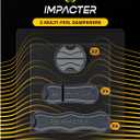 Tennis Racket Dampener - 3 Multi-Feel Shock Absorber Tennis - They Never Fly Off - Tennis String Vibration and Shock Dampener - High-Density Modified Silicone to Reduce Extra Vibrations