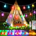 OMIKA 24 Colors Indoor String Lights with Remote, 16.5ft 50LED String Lights Bedroom USB Powered, Color Changing Christmas Lights Hanging for Dorm Classroom Tapestry Party Garden Patio Wall Xmas Dcor