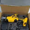 Cordless Reciprocating Saw, Electric Saw with Battery and Charger, 20V Battery Power Saws, 0-3500 SPM Variable Speed, Tool-Free Change, 4 PCS Blades for Wood PVC Metal Pipe Tree Cutting, 2 Batteries