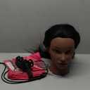 20 Inch Mannequin Head Human Hair with Stand,Real Hair Mannequin Head for Braiding,Cosmetology Manikin Doll Head for Styling with Mannequin Head Stand Table Clamp Hair Braiding Set