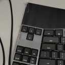 Perixx PERIBOARD-335RD Wired Ergonomic Mechanical Compact Keyboard - Low-Profile Red Linear Switches - Programmable Feature with Macro Keys - Compatible with Windows and Mac OS X - US English