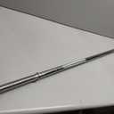 55" Weight Lifting Bar, 1" Standard Straight Barbell Bars for Weight lifting, Olympic Barbell Bar for Bench Press/Hip Thrusts/Squats/Lunges for Gym and Home, 2 Star Star-nuts (480lb Weight Capacity)
