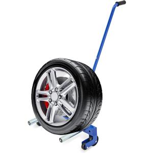 Garvee 500 LBS Heavy-Duty Tire Dolly, Adjustable Heavy-Duty Wheel Moving Cart Tire Transport Tool for Effortless Tire Moving & Storage in Garages, Workshops, Auto Repair Shops, Blue