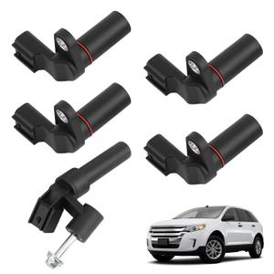 AT4Z6C315B 5PCS Camshaft Crankshaft Position Sensor fit for Ford F-150 2011-2016,for Ford Flex Edge Mustang Taurus Transit-250,for Lincoln MKZ MKT MKS MKX Engine Camshaft Crankshaft Position Sensors
