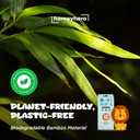 2 x Travel Baby Wipes - 100% Plant-Based Bamboo, Safe for babies & Sensitive Skin, Alcohol & Fragrance Free, Hypoallergenic, Travel Wet Wipes, Resealable, Leak-proof design, 64 Wipes (Sky Lion) (8 Count (Pack of 8))