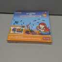 SNEILJOY Kids Fabric Art Kit with 2 Pillowcases (Dinosaur & Mermaid) & 8 Non-Fading Markers, 15.5x15.5 in, Birthday Gifts for 6 Year Old Boys and Girls